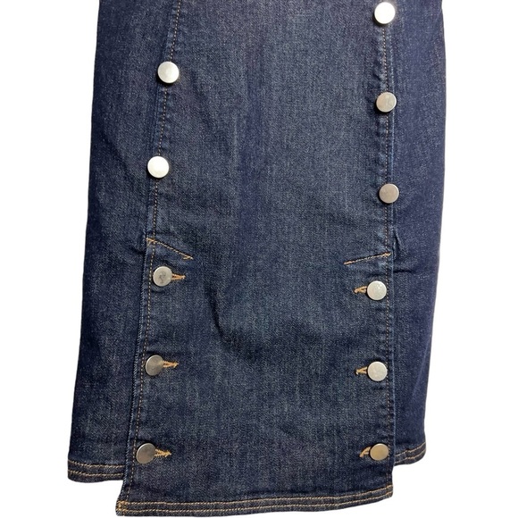 BLDWN Zoe Denim Mini Tank Dress Dark Rinse XSmall - Picture 3 of 8